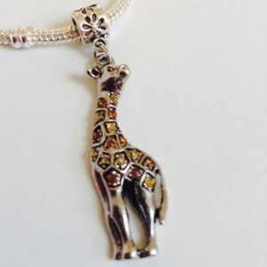 “GIRAFFE” Dangling Charm Bead For European Style Charm Bracelets or Necklaces